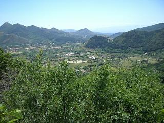 Blick ins Tal Richtung Morano Calabro