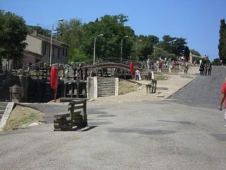 Schleusentreppe des Canal du Midi bei Beziers